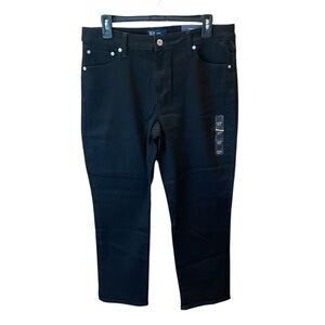 NWT GAP women’s Classic Straight leg stretch denim jeans 14 Short black